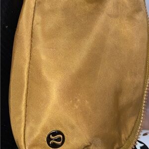 Lululemon Athletica Gold Cosmetic Bag